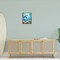 Stupell Industries Smiling Dolphin Under Sea Floater Framed Canvas Wall Art Design by LSR Design Studio
